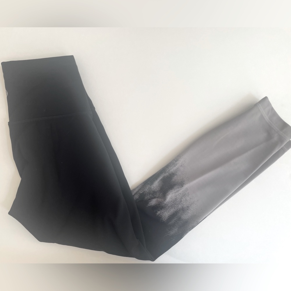 Gradient Black and Gray Women's Leggings